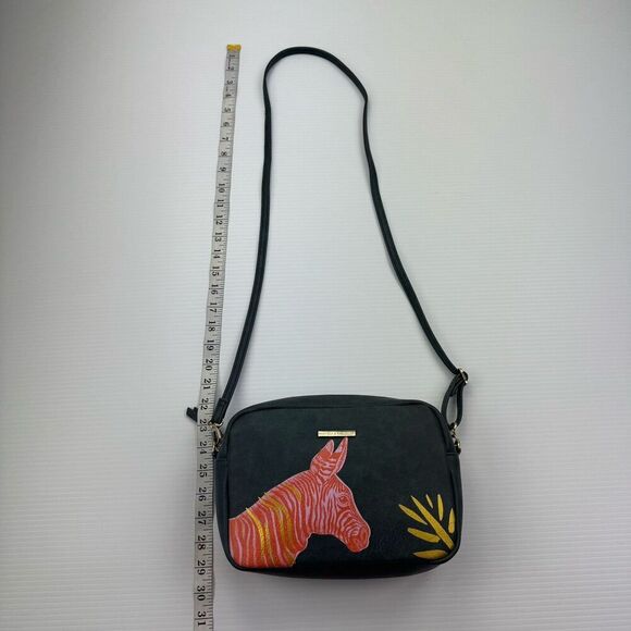 House of Disaster Heritage & Harlequin Zebra Clutch/Crossbody Bag - Picture 14 of 16